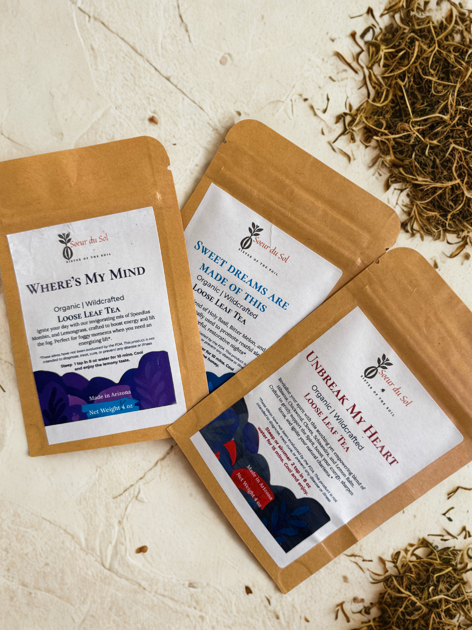 Try Before You Commit: Soeur Du Sol Tea Samples